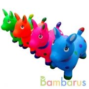 Мяч-прыгун Лошадка, с рис., 1300г, в ассорт. в пак. в кор.30шт | фото №0