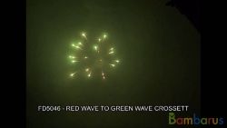 FD5046 RED WAVE TO GREEN WAVE CROSSET | фото №0