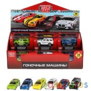 Машина металл ГОНОЧНЫЕ МАШИНЫ 8 см, в ассорт, дисп. Технопарк уп-24шт в кор.2*10уп | фото №0