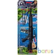 Набор оружия ВОЕННЫЙ присоски, блист.19*53*5см ИГРАЕМ ВМЕСТЕ в кор.2*42шт | фото №0