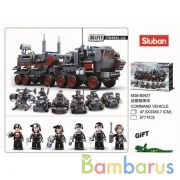 Конструктор автовоз+фигурки, 577дет. в русс. кор. в кор.12шт | фото №0