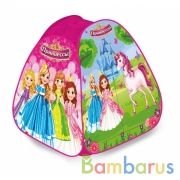 Палатка детская игровая принцессы 81х90х81см, в сумке Играем вместе в кор.24шт | фото №0