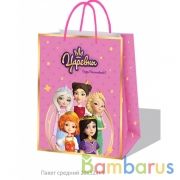 Пакет подарочный Царевны 26*32*14см, глянцевый ИГРАЕМ ВМЕСТЕ в кор.150шт | фото №0