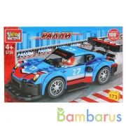 Конструктор "Город мастеров" ралли: спорткар, с фигуркой, 173 дет. в русс. кор. в кор.2*36шт | фото №0