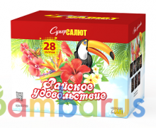 СуперСалют СС7738 Батарея салютов Райское удовольствие (2,0"х28) Фейерверк | фото №0