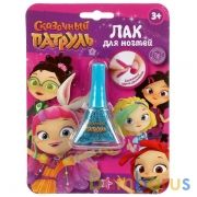 Косметика для девочек "СКАЗОЧНЫЙ ПАТРУЛЬ" лак д/ногтей,5мл,лазурный,глиттер. МИЛАЯ ЛЕДИ в кор2*100шт | фото №0