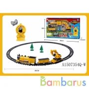 Железная дорога р/у свет+звук, с аксесс. PY05 в кор. в кор.24шт | фото №0