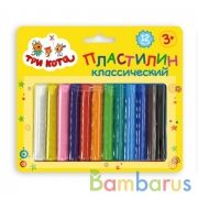 Набор пластилина Три Кота 12 цв., блистер, три кота MultiArt в кор.4*30шт | фото №0