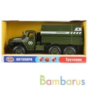 Машина Спецназ, свет+звук, открыв. двери, съемный тент 9464F в русс. кор. 25*10*9см в кор.2*12шт | фото №0