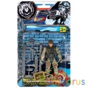 Набор солдатиков с оружием военные с аксесс., блист. ТМ "ИГРАЕМ ВМЕСТЕ" в кор.2*120шт | фото №0