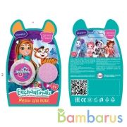 Косметика ДЛЯ ДЕВОЧЕК ЭНЧАНТИМАЛС мелки для волос свет в темн, 3,5г, роз бл МИЛАЯ ЛЕДИ в кор.6*24шт | фото №0