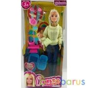 Кукла 29 см София с малышом, с акс, руки и ноги сгибаются в кор КАРАПУЗ в кор.24шт | фото №0