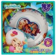 Набор посуды, ЭНЧЕНТИМАЛС 3 предмета, стекло Умка в кор.6шт | фото №0