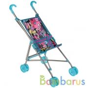 Коляска-трость мет, колёса 8шт*7см пластик. ремень. 26*55*52, пакет КАРАПУЗ в кор.12шт | фото №0