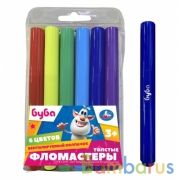 Фломастеры БУБА 6цв, толстые Умка в кор.8*12шт | фото №0