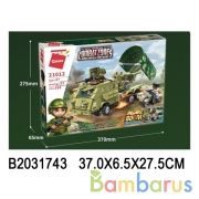 Конструктор пласт. военная техника, с фигурками и аксесс. 388дет. в кор. в кор.12шт | фото №0