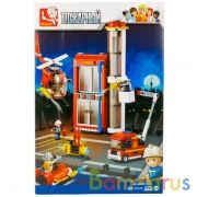 Конструктор пласт. пожарная станция с фигурками, 425дет. в русс. кор. 42,5*28,5*6,7см в кор.16шт | фото №0