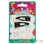 Аксессуары д/девочек ЭНЧЕНТИМАЛС 4 заколки для волос на карт. в пак. МИЛАЯ ЛЕДИ уп-10шт в кор.100уп | фото №0