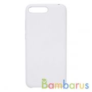 Силиконовый чехол Silky and Soft-Touch Huawei Honor 7A Pro (White) (09) | фото №0