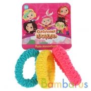 Аксессуары д/девочек СКАЗОЧНЫЙ ПАТРУЛЬ резинки для волос, 3 шт МИЛАЯ ЛЕДИ уп-12шт в кор.125уп | фото №0