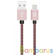Кабель XtremeMac Premium Lightning to USB Нейлон 1,2м. (Розовое золото) | фото №0