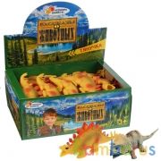 Игрушка пластизоль тянучка Играем вместе динозавр 21см 3асс. в дисплее уп-24шт в кор.5уп | фото №0