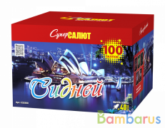 СуперСалют СС8300 Батарея салютов Сидней  (1,25"х100) Фейерверк | фото №0