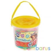 Набор д/дет тв-ва, тесто для лепки ЭНЧЕНТИМАЛС 12 цв, 90 г, формочка, валик MultiArt в кор.4*36шт | фото №0