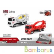 Машина металл. спецтранспорт инерц. свет+звук, цвет в ассорт. 6717 в кор. в кор.2*24шт | фото №0