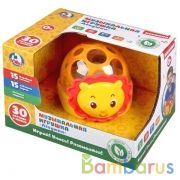 Музыкальная игрушка лёвушка со световыми эффектами, руссифиц. 15 фраз и потешек Умка в кор.72шт | фото №0