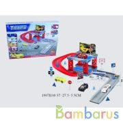 Парковка 2 уровня, с машинами и аксесс. CY380-1 в кор. в кор.2*24шт | фото №0