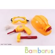 Набор строит. инструментов в сетке в кор.3*20шт | фото №0