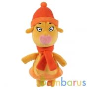 Игрушка мягкая Союзмультфильм"Оранжевая корова" Зо, зимн.одежда,21см,озвуч. МУЛЬТИ-ПУЛЬТИв кор24шт | фото №0