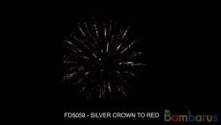 FD5059 SILVER CROWN TO RED | фото №0