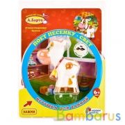 ИГРУШКА ПВХ "ИГРАЕМ ВМЕСТЕ" БЫЧОК, СВЕТ+ЗВУК НА БЛИСТЕРЕ (РУСС. УП.) в кор.6*12шт | фото №0