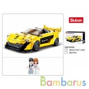 Конструктор машинка+фигурки, 283дет. в русс. кор. в кор.16шт | фото №0