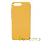 Силиконовый чехол Silky and Soft-Touch Huawei Honor 7A Pro (Gold) (28) | фото №0