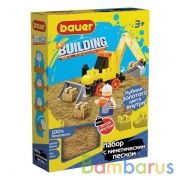 КОНСТРУКТОР БАУЕР. НАБОР С КИНЕТИЧЕСКИМ ПЕСКОМ. С ТРАКТОРОМ в кор.10шт | фото №0