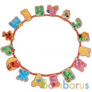 Гирлянда Ми-ми-мишки с дн.рожд., 210 см, ми-ми мишки в пак. Товары для праздника в кор.12*24шт | фото №0