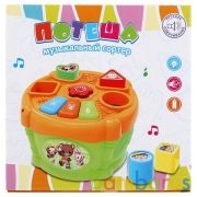 Игрушка на бат. муз., свет+звук, русс. чип, цвет в ассорт. в русс. кор. в кор.2*24шт | фото №0