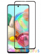 Защитное стекло для Samsung Galaxy A71 (С черной рамкой) | фото №0