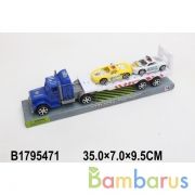 Трейлер инерц с машинками, в ассорт. в пласт. в кор.2*48шт | фото №0