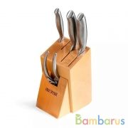 Набор ножей с подставкой Xiaomi HuoHou Nano Steel Knife Set 6 in 1 HU0014 | фото №0