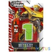 Робот трансформирующийся в цифру 1, 17,5*12*2,5см ТЕХНОДРАЙВ в кор.180шт | фото №0