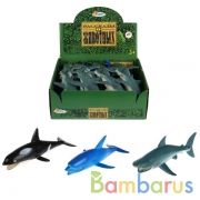 МОРСКОЙ ОБИТАТЕЛЬ "ИГРАЕМ ВМЕСТЕ" (ПИЩАЛКА) 30СМ, В АССОРТ. В РУСС. ДИСПЛЕЕ УП-24ШТ в кор.10уп | фото №0