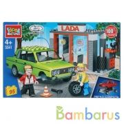 LADA конструктор lada-2106 в автосервисе, 95 дет. Город мастеров в кор.36шт | фото №0