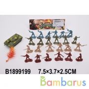 Набор солдатиков с танком в пак. в кор.4*108шт | фото №0