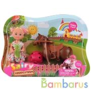 Кукла с лошадкой, с аксесс., в ассорт. на карт. в кор.48шт | фото №0