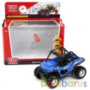 Машина "Технопарк" металл. инерц. "БАГГИ" 13см, свет+звук, подвиж. элементы в русс кор. в кор.2*36шт | фото №0