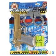 Набор полиция, мягкие пули, наручники в кор. ТМ "ИГРАЕМ ВМЕСТЕ" в кор.2*120шт | фото №0